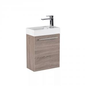 Fantastic 40 fürdőszoba bútor tükörrel - yorki tölgy