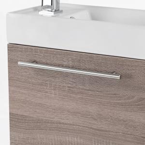 Fantastic 40 fürdőszoba bútor tükörrel - yorki tölgy