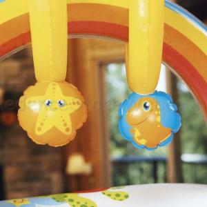 Felfújható pelenkázó matrac 81 x 63 x 46 cm