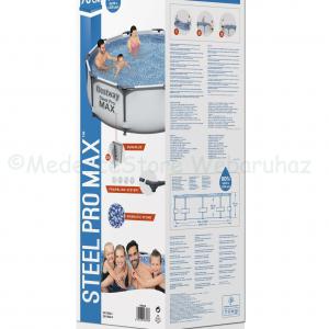 Fémvázas medence 305 x 76 cm STEEL PRO MAX