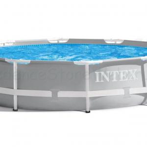 Fémvázas medence 366 x 76 cm önálló Prism Frame - INTEX