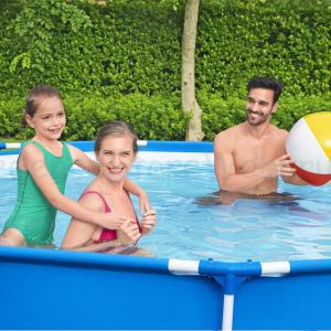 Fémvázas medence 396 x 84 cm szűrővel STEEL PRO