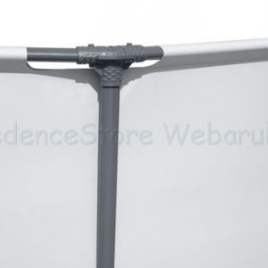 Fémvázas medence 427 x 107 cm készlet STEEL PRO MAX