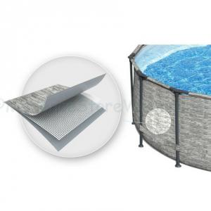 Fémvázas medence 549 x 122 cm készlet Steel Pro MAX STONE