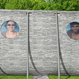 Fémvázas ovális medence 549 x 274 x 122 cm készlet - StackedStone Vista