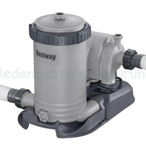 Fémvázas ovális medence 6,1 x 3,66 x 1,22 m készlet - Comfort Jet - WOOD