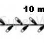 Fényfüzér 100 LED, 10 m - toldható