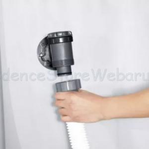 Gégecső hollanderrel D38 mm, 3 m