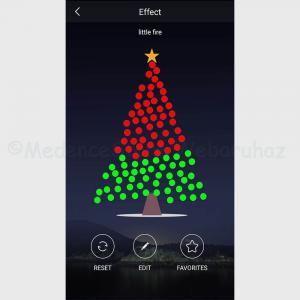 HEYLIGHT telefonnal vezérelhető fényfüzér 200 LED 20 m