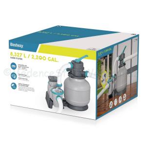 Homokszűrős medence vízforgató 8327 lit/óra Expert evo