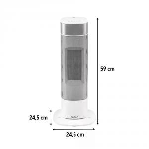 Hűtő-fűtő oszlopventilátor 1000W / 2000W - Alizee fehér