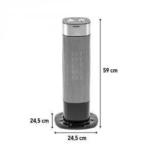 Hűtő-fűtő oszlopventilátor 1100W / 2000W - Therma fekete