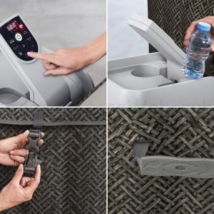 HydroJet Lay-Z-Spa Cabo Smart masszázsmedence 4-6 személyes