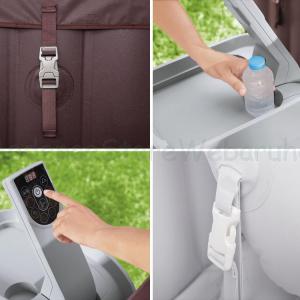 HydroJet Pro Lay-Z-Spa Maldives Smart masszázsmedence  5-7 személyes