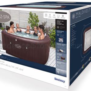 HydroJet Pro Lay-Z-Spa Maldives Smart masszázsmedence  5-7 személyes