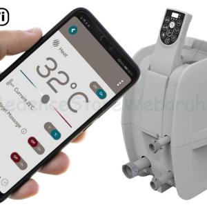 HydroJet Pro Lay-Z-Spa Santorini Smart masszázsmedence 5-7 személyes