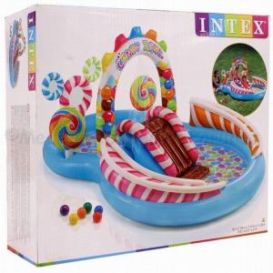 Játszómedence csúszdával - Candy 295 x 191 x 130 cm
