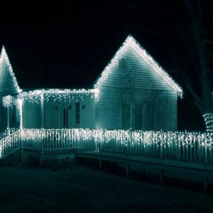 Jégcsapfüzér 197 LED, 6 m x 0,4 m - toldható