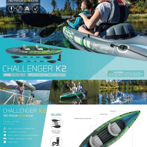 Kajak Challenger K2  351 x 76 x 38 cm