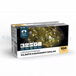 Karácsonyi LED szalag arany 10 m