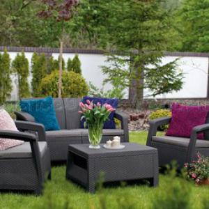 Kerti asztal műanyag - Corfu II