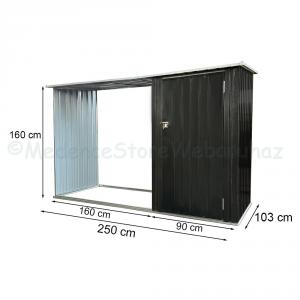 Kerti tároló 249 x 160 x 103 cm - Fargo