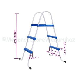 Kétágú medence létra 76 - 84 cm magas medencékhez