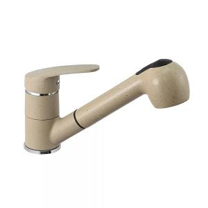 Kihúzható mosogató csaptelep - Carol, bézs