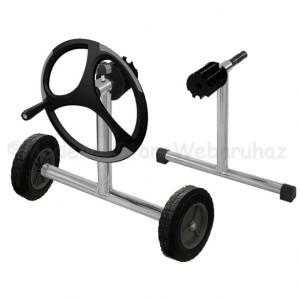 Kokido Ig  rozsdamentes acél medencetakaró tekercselő