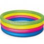 Kör alakú medence színes gyűrűkkel 157 cm x 46 cm