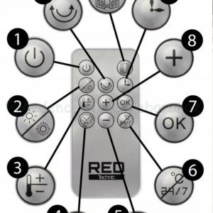 Légfüggöny, kerámia fűtőberendezés  2000W