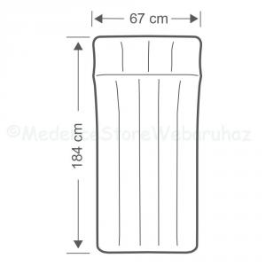 Matrac 1 személyes 67 x 184 x 17 cm - Camping