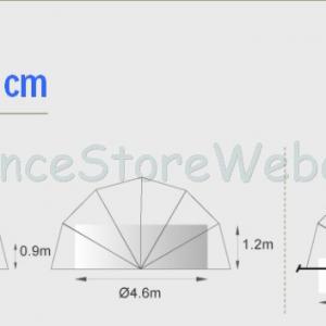 Medence kupola D550 cm