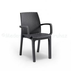 Műanyag karfás kerti szék - Verdi