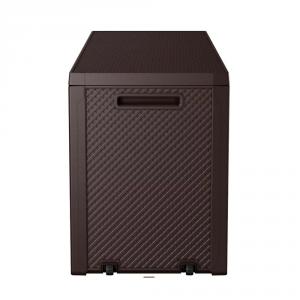 Műanyag kerti tároló 270 l - Emily barna