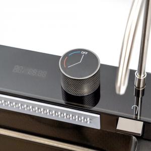 Multifunkciós rozsdamentes mosogató, digitális csapteleppel - Catania