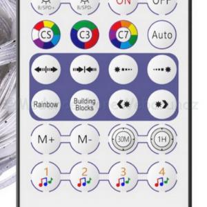 Okos fényfüzér USB csatlakozóval,100 LED 10 m