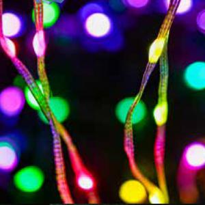 Okos fényfüzér USB csatlakozóval,100 LED 10 m