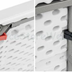 Összecsukható fémvázas asztal 244 x 75 cm - Vivid