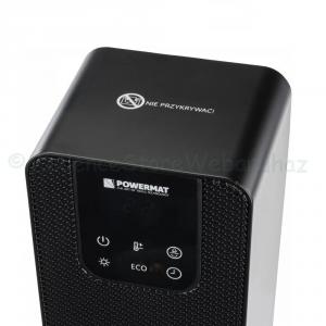 Oszlopos kandalló, elektromos kerámia fűtőtest 1000 / 2500 W - POWERMAT