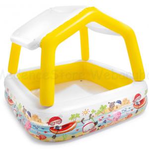 Pancsoló árnyékoló tetővel 157 x 157 x 122 cm - INTEX