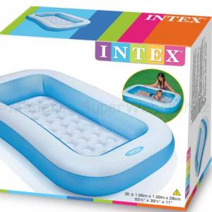 Pancsoló téglalap alakú, puha aljzattal 166 cm x 100 cm x 28 cm