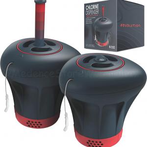 REVOLUTION úszó vegyszeradagoló, töltöttség kijelzővel