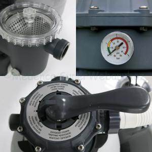 Sóbontós, homokszűrős vízforgató KRYSTAL CLEAR QX2100, 5,7 m3/óra ECO technológiával