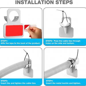 Tömlőtartó 32-38 mm-es csatlakozáshoz, 2 db