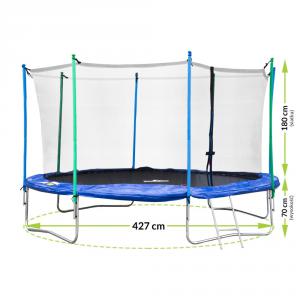 Trambulin D 427 cm 14FT létrával