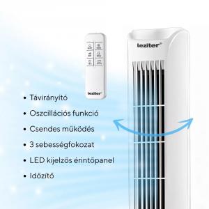 Ventilátor oszlop távirányítóval 45 W - Breeze