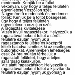 Víz alatt is használható PVC fólia ragasztó 30 ml