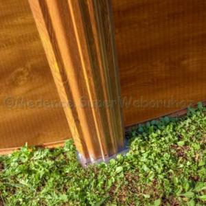 WOOD famintás merevfalú medence 4,6 m x 1,2 m