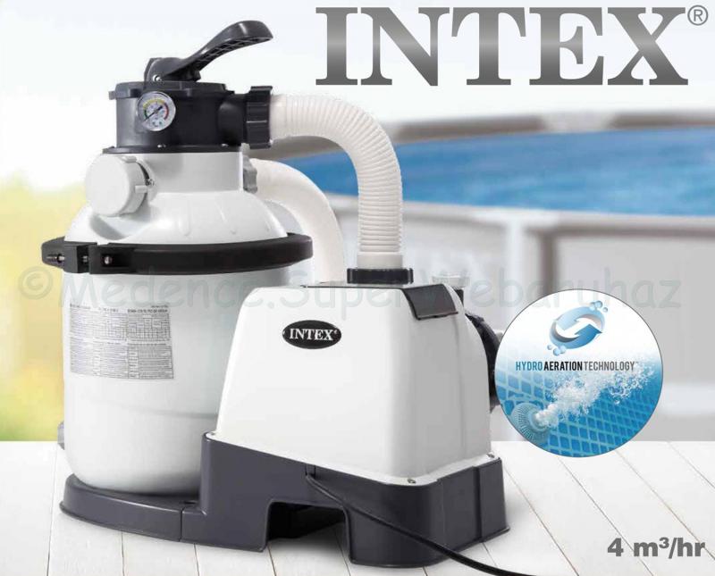 Homokszűrős medence vízforgató KRYSTAL CLEAR  SX1500, 4 m3/óra